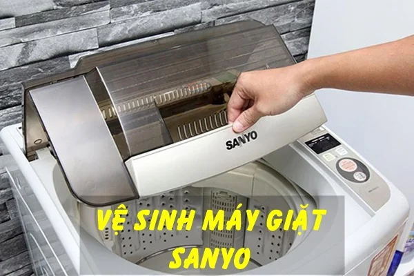 Vệ sinh máy giặt Sanyo