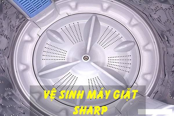 Vệ sinh máy giặt Sharp