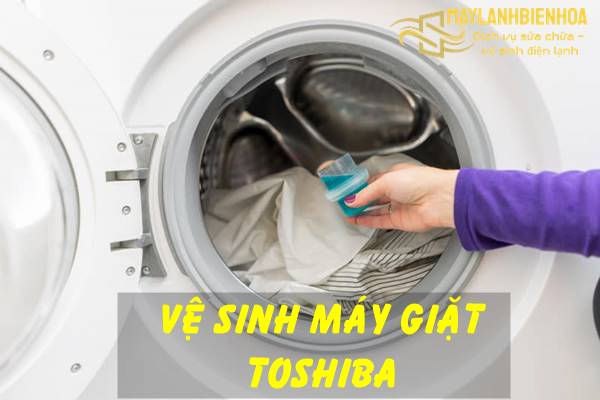 Vệ sinh máy giặt Toshiba
