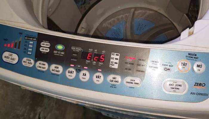 Lỗi EC5 máy giặt Toshiba là gì? Lỗi EC5 máy giặt Toshiba là gì?