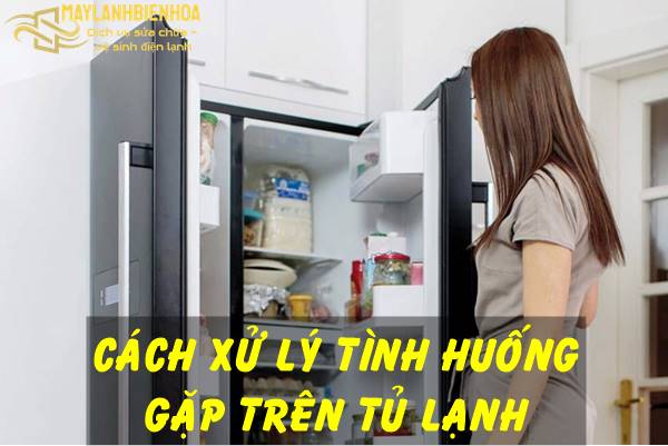 Cách xử lý những tình huống thường gặp khi sử dụng tủ lạnh