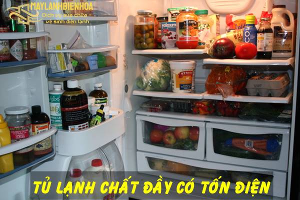 Chất đầy thực phẩm trong tủ lạnh có tốn điện không?