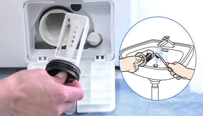 Do bơm xả máy giặt gặp sự cố Do bơm xả máy giặt gặp sự cố