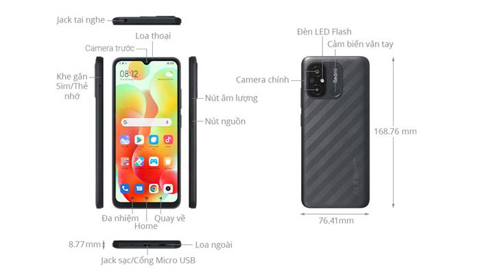 Điện thoại Xiaomi Redmi 12C 128GB Điện thoại Xiaomi Redmi 12C 128GB