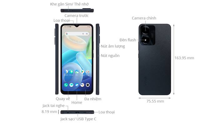 Điện thoại Vivo Y02s 32GB Điện thoại Vivo Y02s 32GB