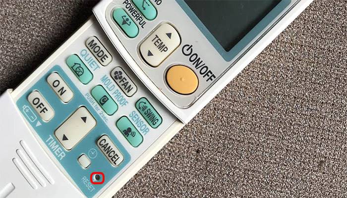 Cách reset điều khiển máy lạnh Daikin Cách reset điều khiển máy lạnh Daikin