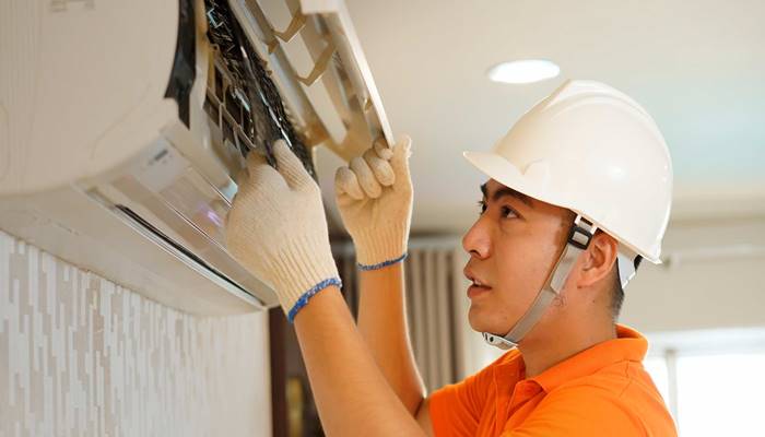 Quạt gió bị khô dầu Quạt gió bị khô dầu