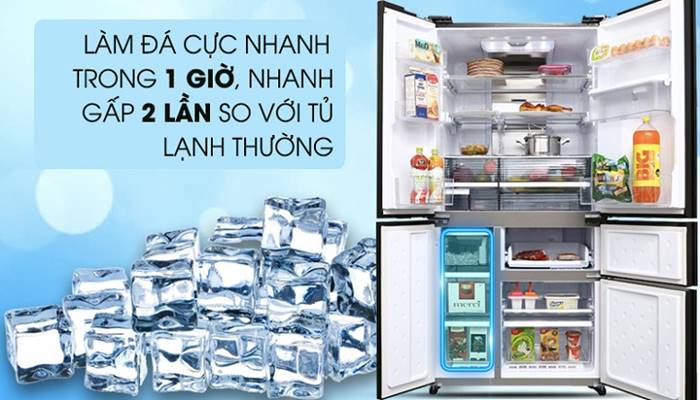 Cách sử dụng tính năng làm đá tự động trên tủ lạnh Hitachi Cách sử dụng tính năng làm đá tự động trên tủ lạnh Hitachi