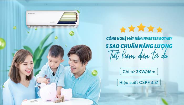 Tiết kiệm điện vượt trội Tiết kiệm điện vượt trội
