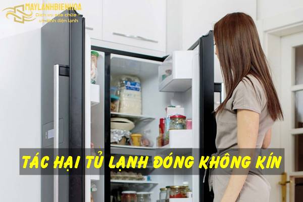 Tác hại của việc tủ lạnh đóng không kín
