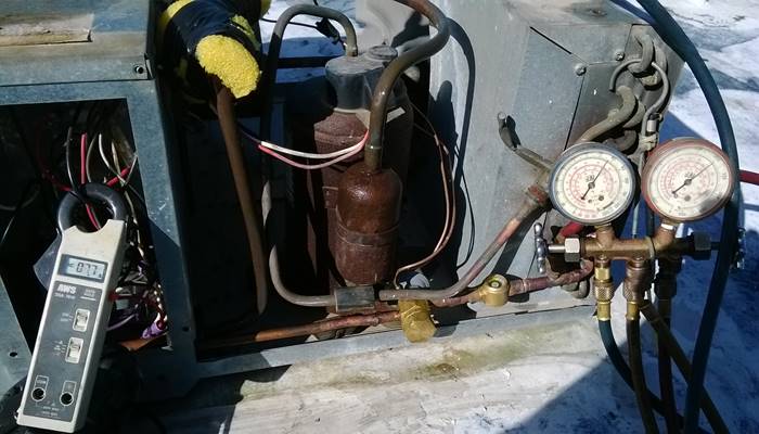 Do máy nén bị hỏng Do máy nén bị hỏng