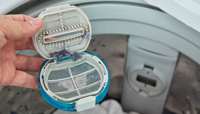 Do màng lọc máy giặt bị tắc Do màng lọc máy giặt bị tắc