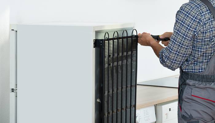 Vị trí của dàn nóng tủ lạnh Vị trí của dàn nóng tủ lạnh