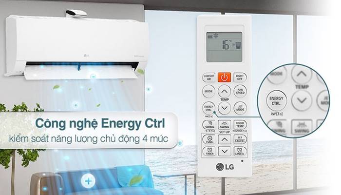 Cách dùng nút Energy Ctrl trên máy lạnh LG Cách dùng nút Energy Ctrl trên máy lạnh LG