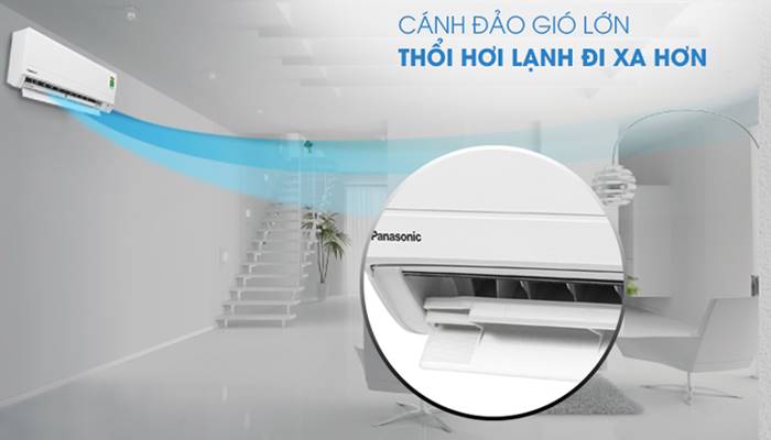 Cải tiến cánh đảo gió ngoài rộng hơn Cải tiến cánh đảo gió ngoài rộng hơn