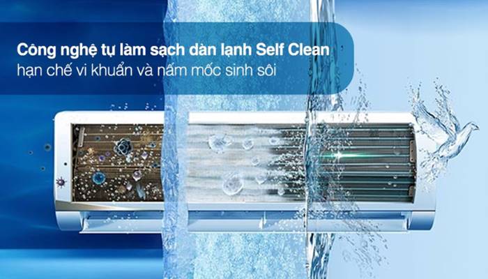 Tự động làm sạch dàn Self Clean Tự động làm sạch dàn Self Clean