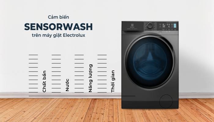 Công nghệ cảm biến Sensor Wash Lợi ích khi sở hữu máy giặt sấy Electrolux