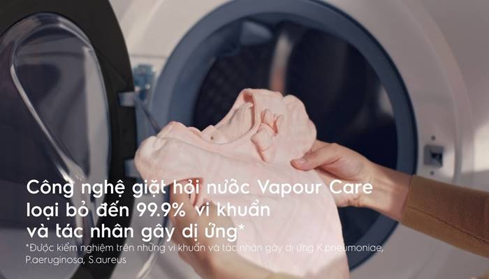 Giặt hơi nước Vapour Care Giặt hơi nước Vapour Care