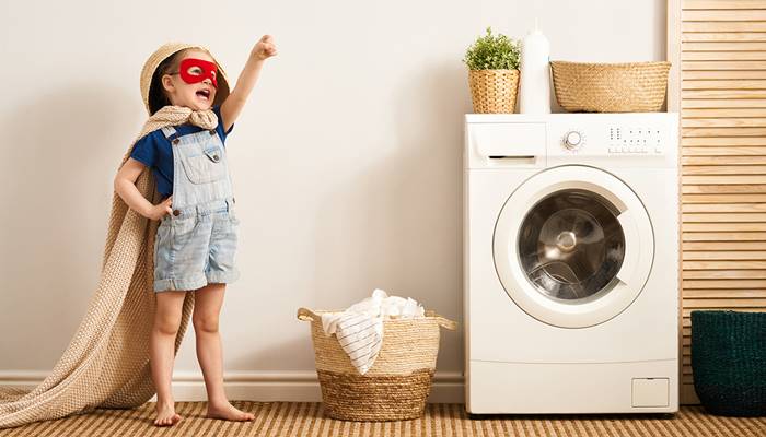 Tránh sử dụng máy sấy quần áo Tránh sử dụng máy sấy quần áo