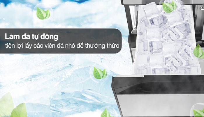 Làm đá tự động dễ dàng tiện lợi Làm đá tự động dễ dàng tiện lợi