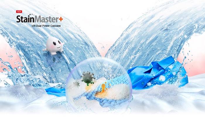 Công nghệ giặt nước nóng StainMaster+ Công nghệ giặt nước nóng StainMaster+