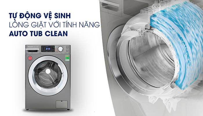 Công nghệ tự động vệ sinh lồng giặt Công nghệ tự động vệ sinh lồng giặt