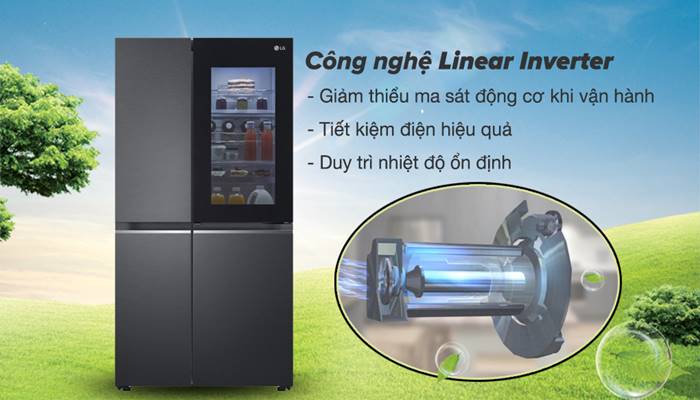 Tiết kiệm điện và giảm tiếng ồn với máy nén Linear Inverter Tiết kiệm điện và giảm tiếng ồn với máy nén Linear Inverter