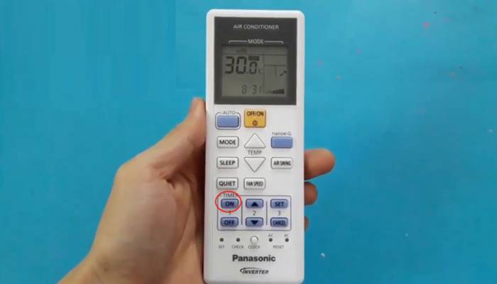 nhấn giữ nút “TIMER” nhấn giữ nút “TIMER”