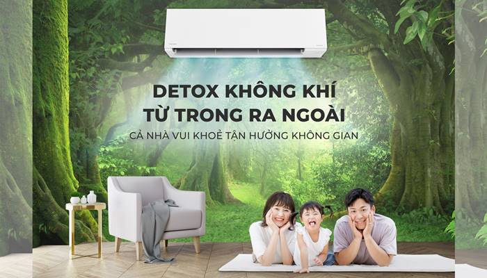 Tính năng Detox trên máy lạnh Toshiba Tính năng Detox trên máy lạnh Toshiba