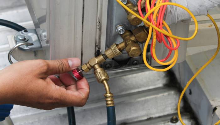 Máy lạnh thiếu gas hoặc hết gas Máy lạnh thiếu gas hoặc hết gas
