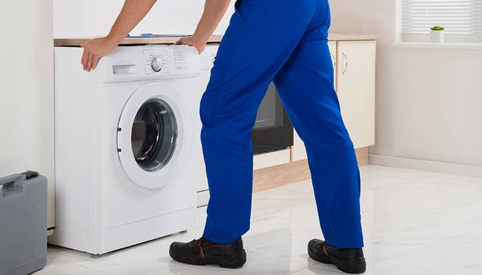 Vị trí lắp đặt máy giặt không hợp lý Vị trí lắp đặt máy giặt không hợp lý
