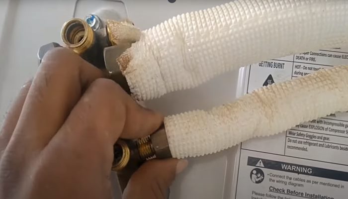 Tháo ống đồng Tháo ống đồng
