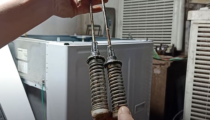 Bộ quang treo của máy giặt bị hỏng Bộ quang treo của máy giặt bị hỏng