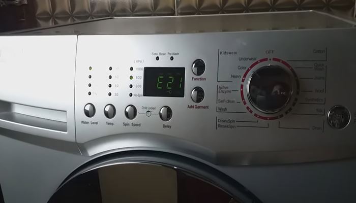Lỗi E21 máy giặt Sharp là gì? Lỗi E21 máy giặt Sharp là gì?