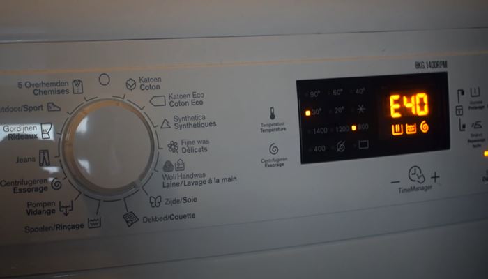 Lỗi E40 trên máy giặt Electrolux là gì? Lỗi E40 trên máy giặt Electrolux là gì?