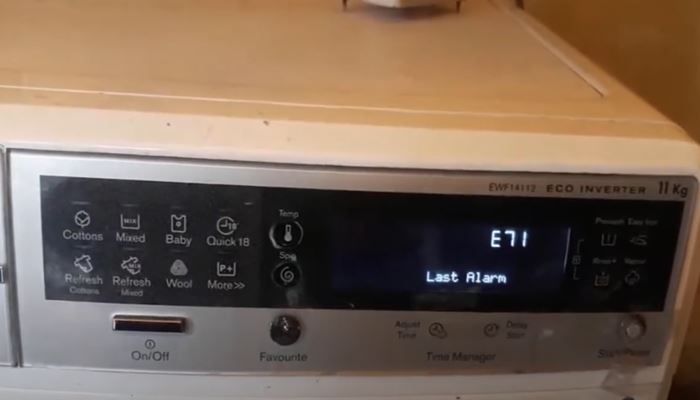 Lỗi E71 máy giặt Electrolux là gì? Lỗi E71 máy giặt Electrolux là gì?